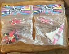 1995 Mighty Morphin Power Rangers McDonald's Happy Meal Toys all 6 toyz + more