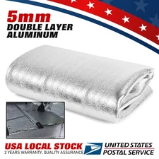 Double Reflective Sound Deadener Heat Insulation Mat 5mm For Industrial pipeline