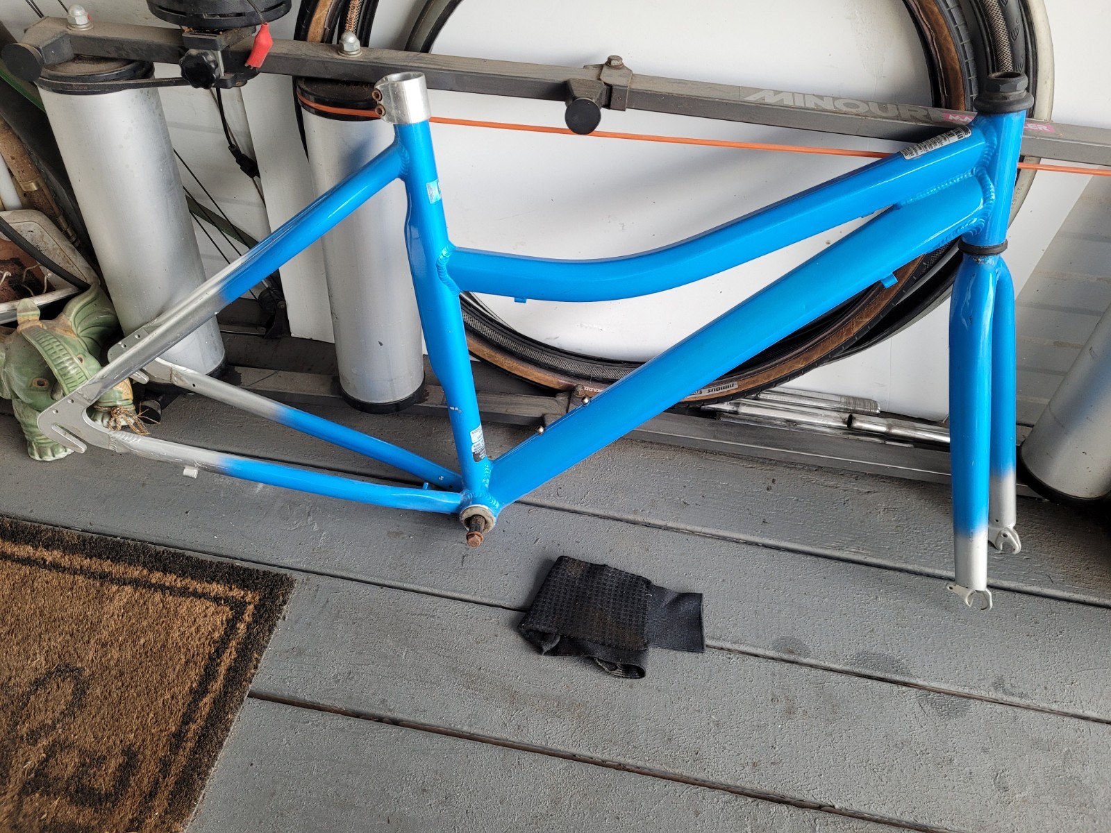 Women's Step through 700C Aluminum Hardtail Bike Frame Fork 