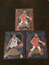 2024-25 Panini Select - Concourse Bam Adebayo #15 Red Cracked Ice Prizm + 2 base