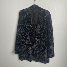 RAG  BONE Women  s Silk Longline Blazer Lightweight Lined Size Medium.