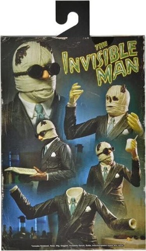 NECA UNIVERSAL MONSTERS (COLOUR) INVISIBLE MAN ULTIMATE 7 INCH FIGURE - Picture 4 of 4