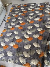 Pair Sanderson Dandelion  clock curtains 240 x 240 cm   eyelets. Blanket lined. 