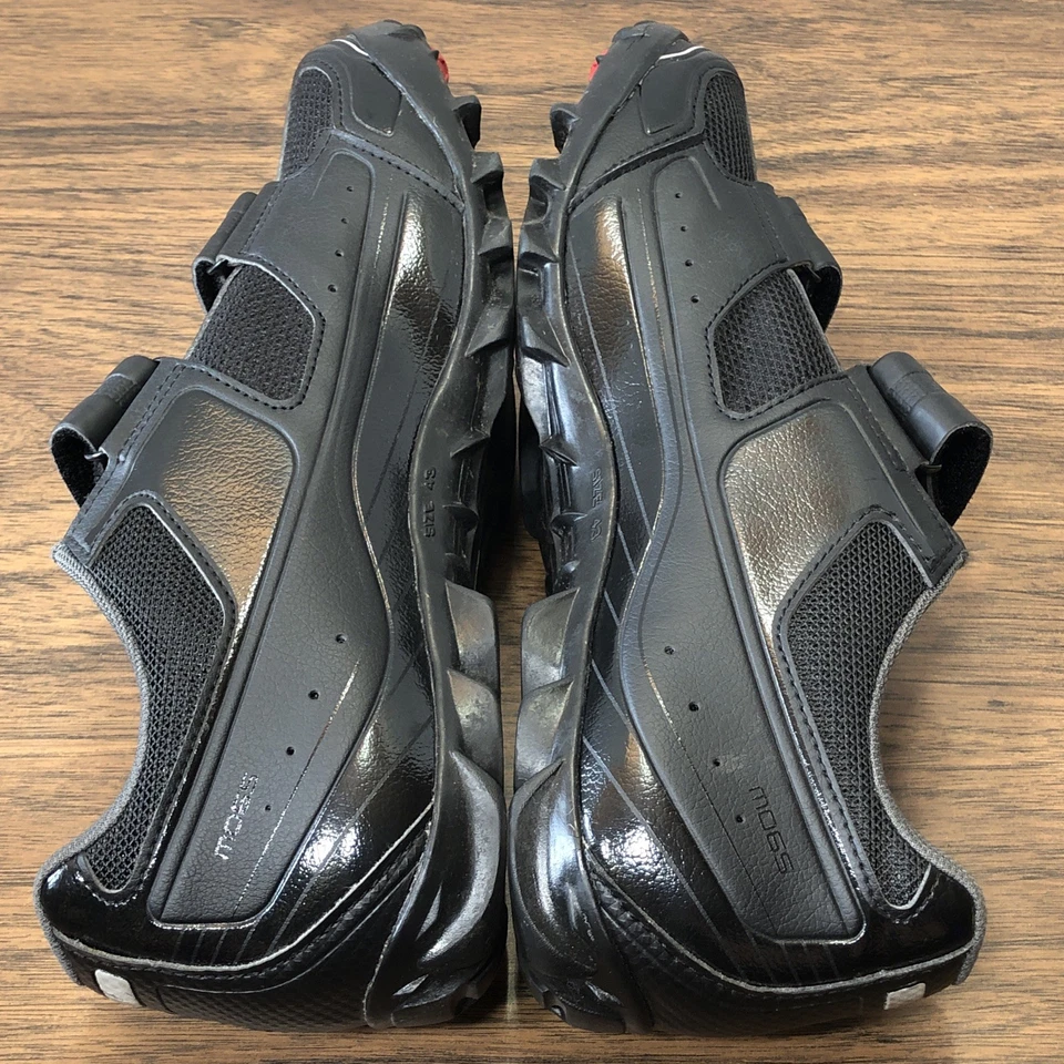 Shimano Mountain Bike Cycling Shoes Mens Size: 10 / 43 Black 2-Bolt SH-M065L - Image 4 of 4