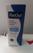 PanOxyl 4 Acne Creamy Face Wash - 6 fl oz Expires 3-2028