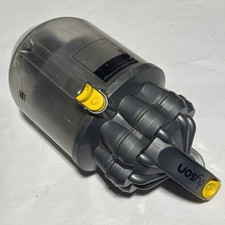 Dyson DC08 Bin Canister & Cyclone Assembly In Silver & Yellow Hoover Vacuum Used