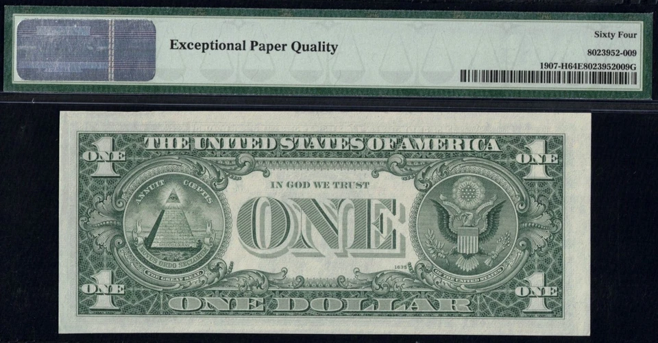 1969D $1 FRN H79999999A P.C.G.S #64EPQ - Image 2 of 3