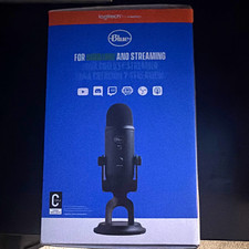 Blue Yeti USB Condenser Microphone for Gaming Streaming - Black