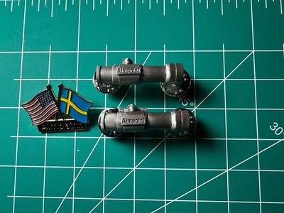 Lot of 3 Aimpoint Optics Hat/Tie/Lapel Pins