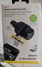 SCOSCHE Bluetooth FM Transmitter Wireless Hands Free Car Kit Charging Ports