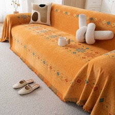 Bohemian Style Sofa Cloth Universal Chenille Anti-cat Non-slip Full Cover Towel