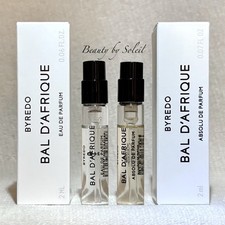 Byredo Bal d'Afrique Sample Sprays: Eau de Parfum ABSOLU de Parfum 2025 2ml Ea