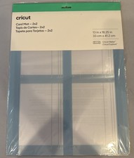 Cricut Card Mat 2X2, Reusable, Non-Slip Craft Mat, Create Four Cards Lot Of 3