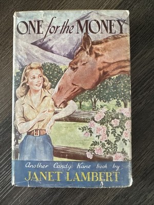 One for the Money A Candy Kane Book By Janet Lambert HC DJ 6th Print 1953 