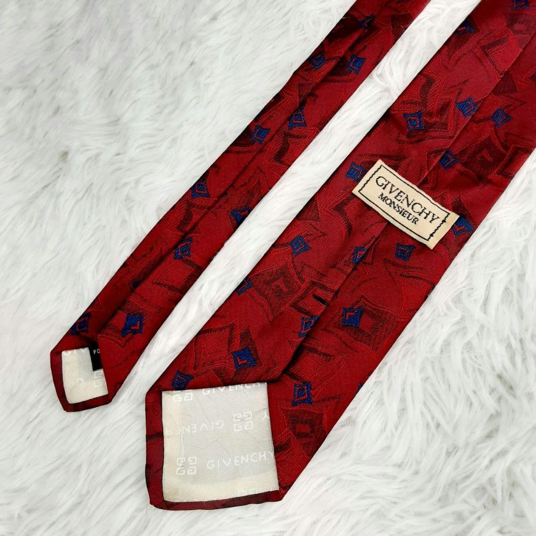 Givenchy Tie Abstract Geometric Pattern Excellent… - image 3