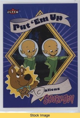 2024 Fleer Scooby Doo Put 'em Up! Stickers Aliens #20 READ 1t19