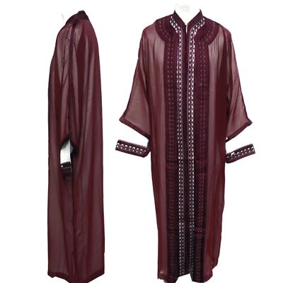 Marokkanisches langes Kleid Herren 3 Stück Thobe Jabador Djellaba Jubba