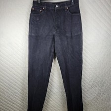 Vintage Levi's 550 Women's Relaxed Fit Tapered Leg High Rise Jeans Sz 10 Reg. L