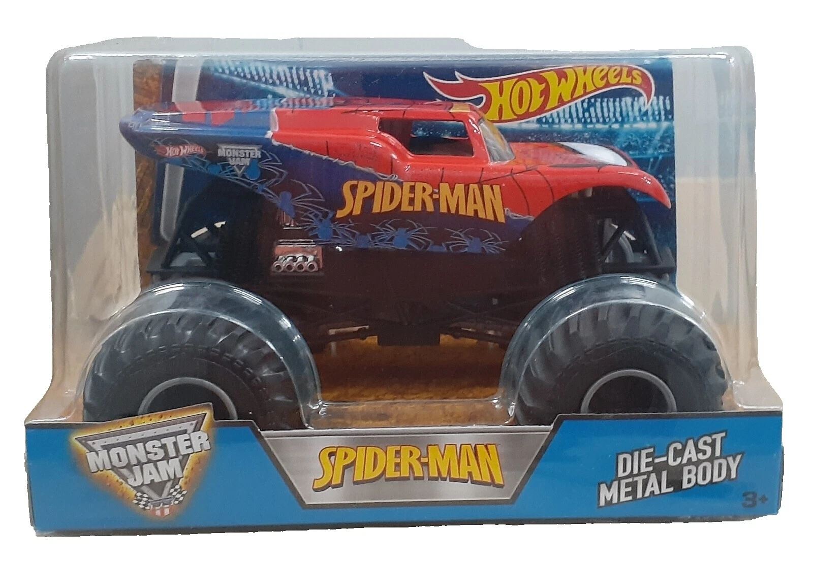 Hot Wheels Monster Jam Spider-Man Contemporary fabricación Diecast coches, camiones y camionetas