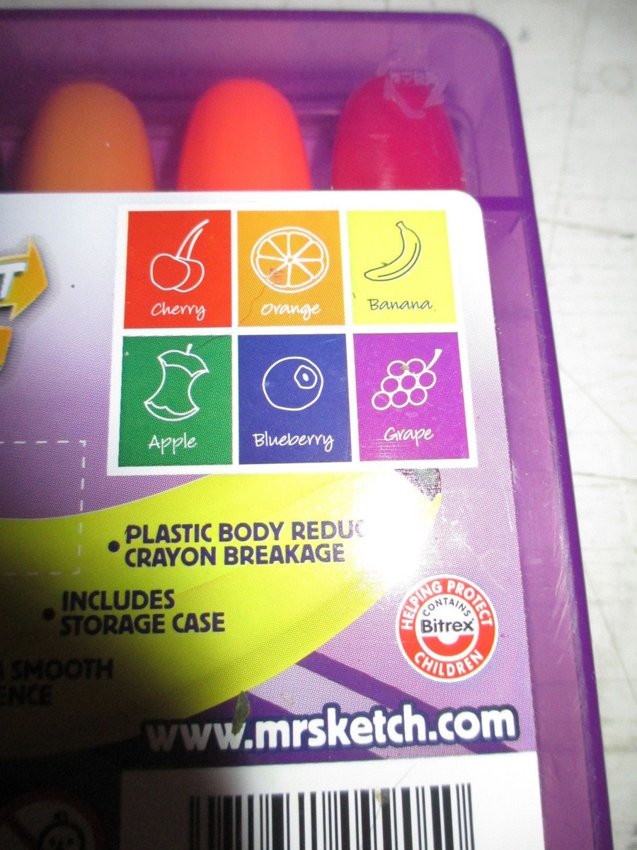 6 PK Mr. Sketch Scented Twistable Gel Crayons Assorted Colors IN