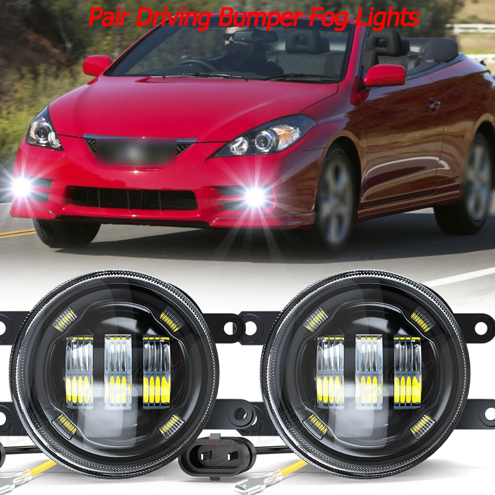 Sup-light2016 2PCS LED Fog Light Kit For Toyota Corolla Camry Yaris Venza – 6000K Bright White, H11 Socket, DOT/SAE