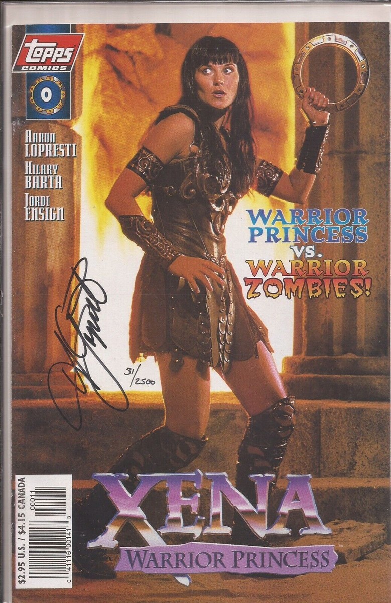 XENA: WARRIOR PRINCESS #0 - VARIANT - SIGNED AARON LOPRESTI - W/DF