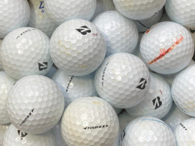 50 Bridgestone Tour B X Golfbälle AA Qualität Lakeballs gebrauchte Bälle BX