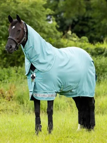LeMieux Arika Ripstop 0g Lightweight Light Turnout Rug + Hood 600d 4'9"-7'3" - Picture 6 of 10