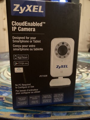 ZyXEL IPC1165N Wireless-N Day/Night Cloud Surveillance IP Camera Android iOS