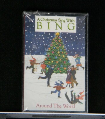 BING CROSBY A Christmas Sing With Bing Around The World LP MCA-15018 Sealed Tape