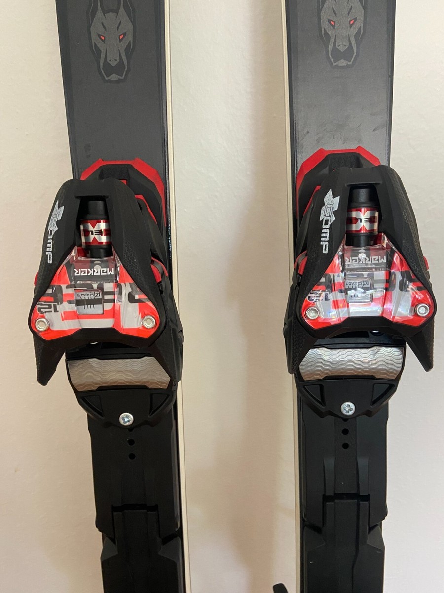 TWO PAIR 2021 Nordica 150 Dobermann SLJ Skis With Marker TWO PAIR 2021 Nordica 150 Dobermann SLJ Skis With Marker
