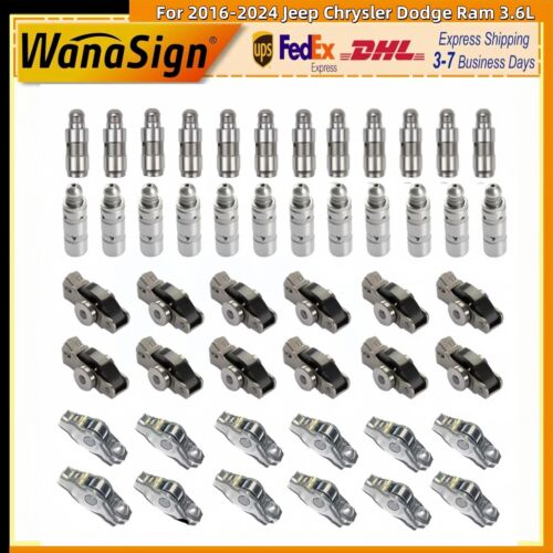 Intake & Exhaust Lifters Rocker Arms For 2016-2024 Jeep Chrysler Dodge Ram 3.6L - Foto 16 di 20