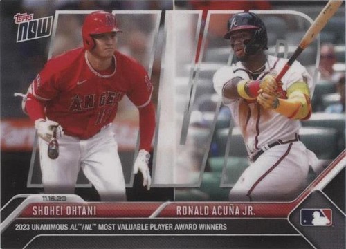 2023 Topps NOW Ronald Acuña Jr #OS-17 Unanimous NL MVP Award