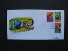 NETHERLANDS ANTILLES, cover FDC 2002, WC soccer football