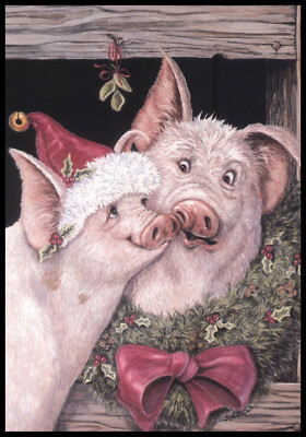 Greeting Card - Pig - Joy Campbell - Christmas - 0061