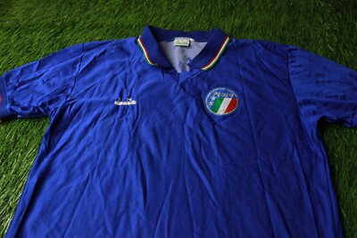 ITALY NATIONAL TEAM 1986/1990 FOOTBALL SHIRT JERSEY HOME