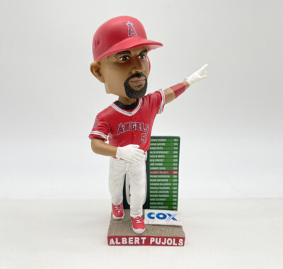 ALBERT PUJOLS Los Angeles Anaheim ANGELS Baseball Bobblehead 600 Home Runs
