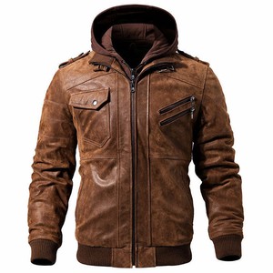 distressed leather motorcycle jacket