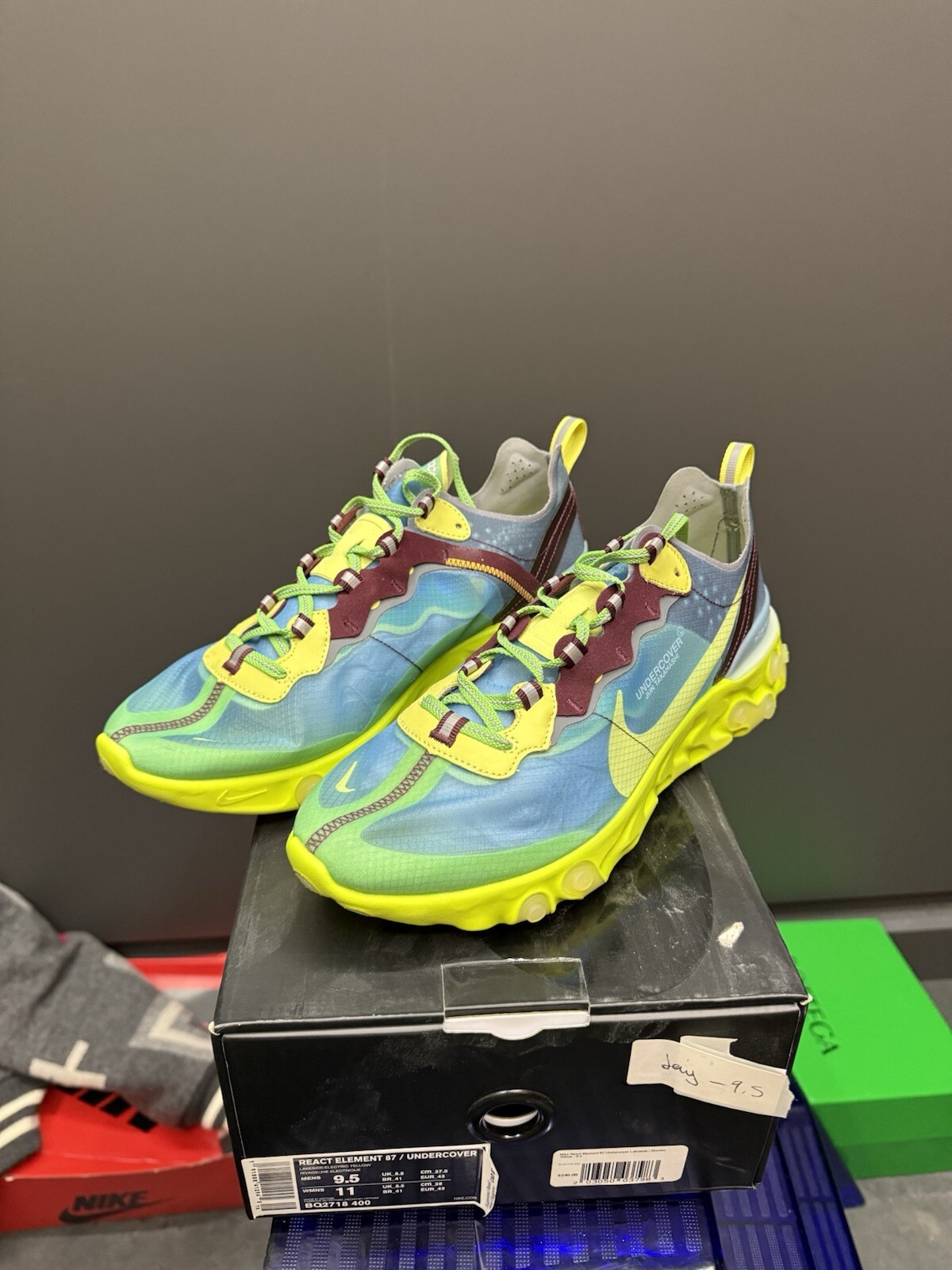 Nike React Element 87 Undercover Lakeside 9.5 BQ2… - image 1