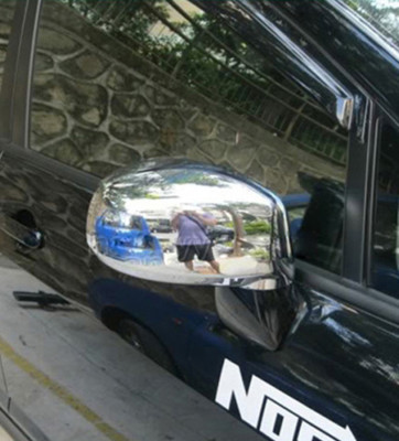 Chrome Side Rearview Mirror Cover Trim For Nissan Tiida Hatchback 2008 2009 2010