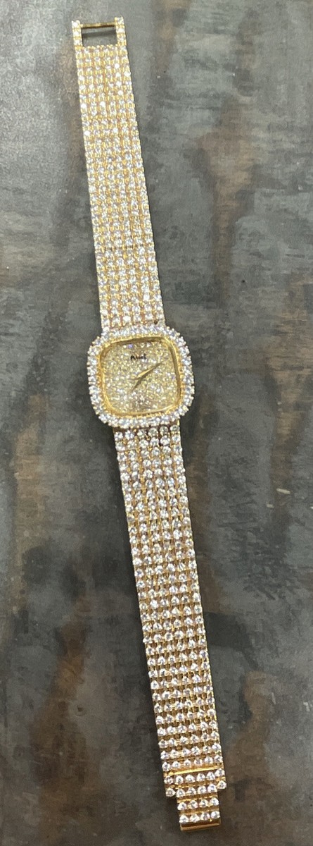 Piaget Ladies 18k Diamond Covered Watch | eBay