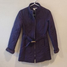 Vintage belted puffer jacket