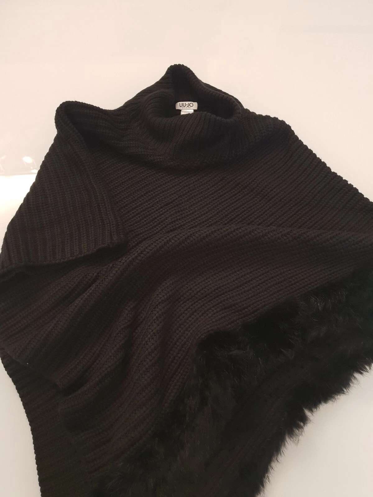 Liu Jo Black Poncho