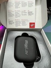 IK Multimedia iRig Mic Lav Compact Lavalier Microphone for Phone Tablet, Black