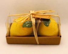 NEW Arlington Designs Lemon Salt & Pepper Shaker Set Ceramic