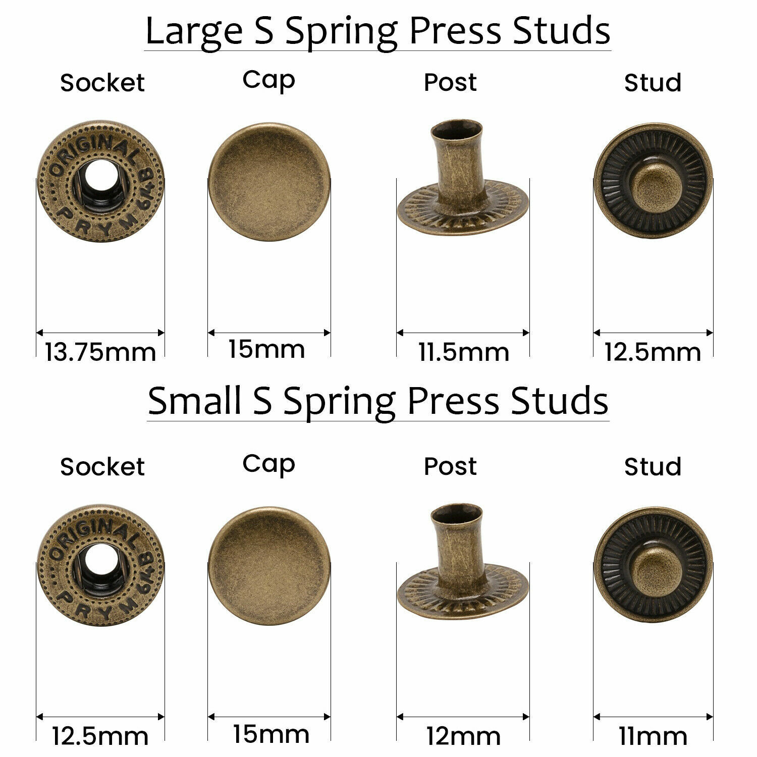 Prym Hand press 3-19 150mm - 1pc