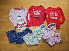 Carter's Girl Christmas Holiday Fleece Pajamas 7 Years