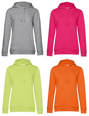 B&C Damen Kapuzenpullover Hooded Sweater Pullover 