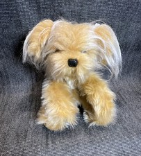 RUSS BERRIE SPARKLE YORKIE TERRIER PUPPY DOG PLUSH Yorkshire 8 Sitting