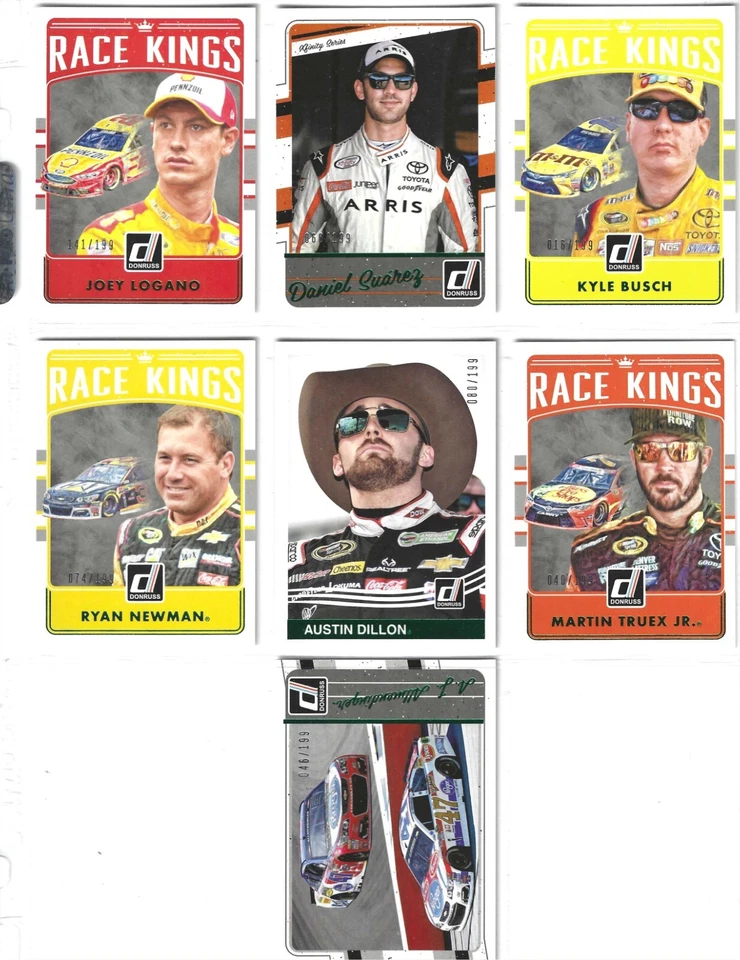 2017 Donruss NUMBERED GREEN FOIL #152 Danica Patrick #082/199!-ONE CARD ONLY! - Image 2 of 4